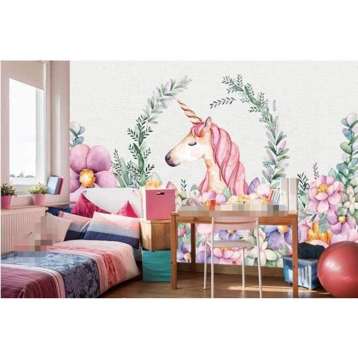 Papier Peint 3D Intissé Licorne Calme Et Belle - Zara Aldington ...