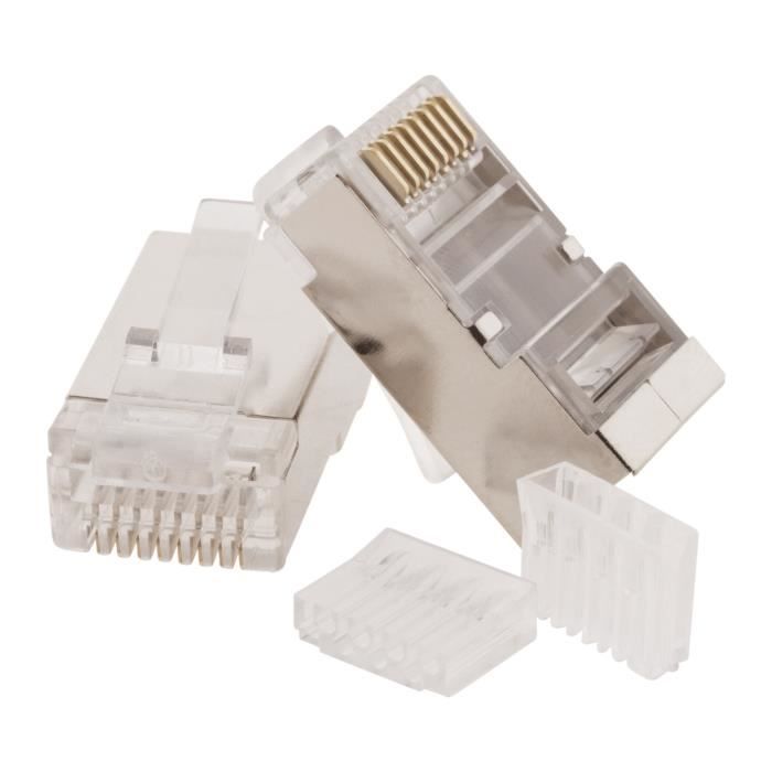 Lot de 2 fiches RJ45
