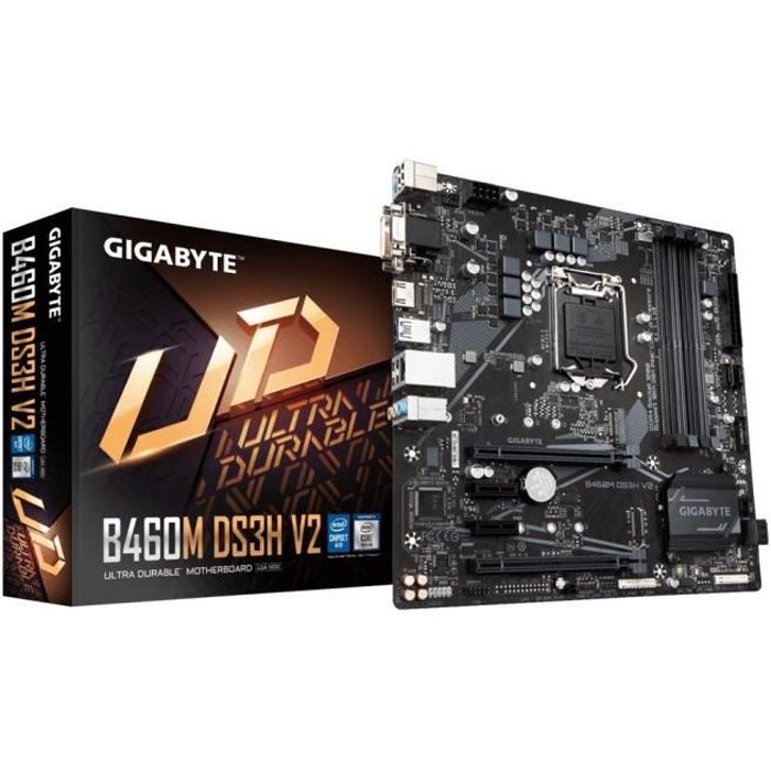 GIGABYTE B460m ds3h v2 intel core i9 128 go dddr4 sdram noir