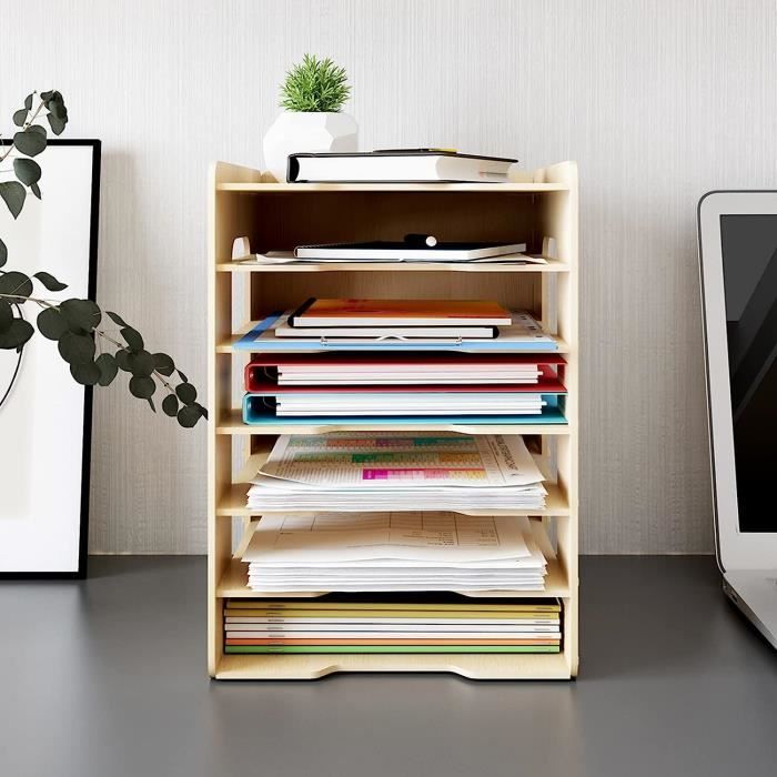 [a137]7 Niveaux Organisateur De Bureau Muldimédia Rangement Documents ...