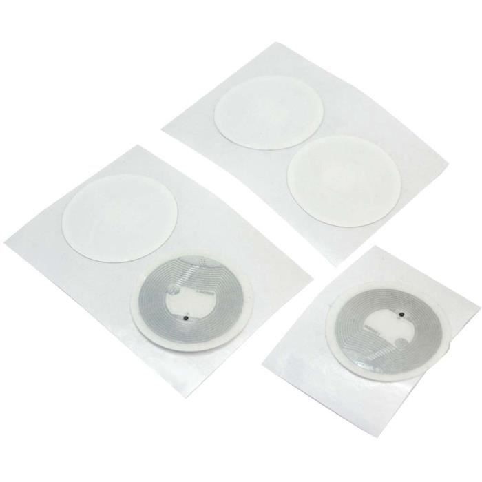 Paquet de 10 YARONGTECH NTAG216 NTAG213 NFC Autocollants en m/étal pour t/él/éphone Android