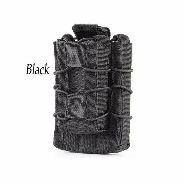 Pochette Utilitaire MOLLE Noire Rothco type militaire sac dos tactique