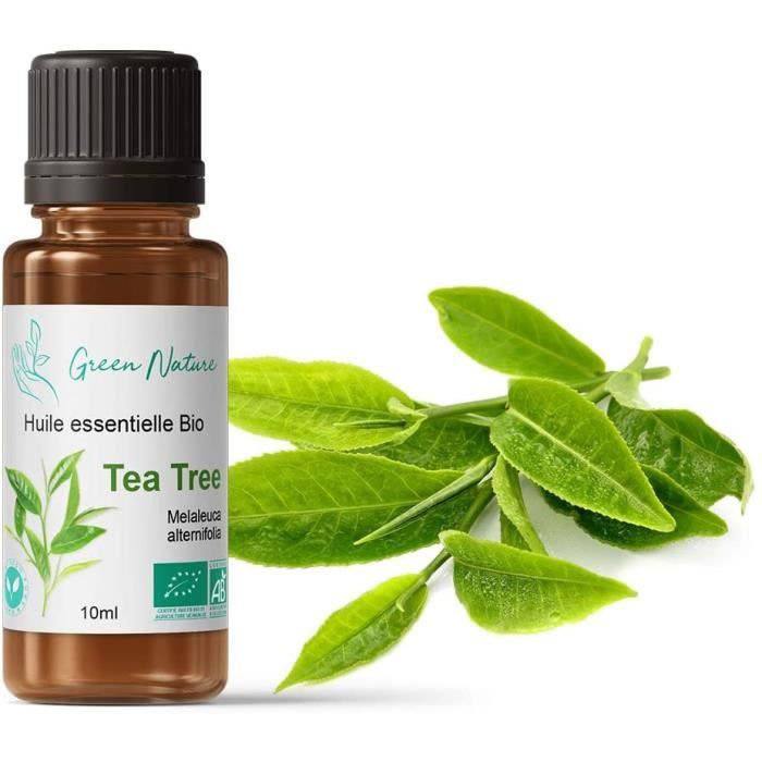 Huile Essentielle d'Arbre à Thé, Essentail Tea Tree oil à la menthe poivrée  - Cdiscount Au quotidien