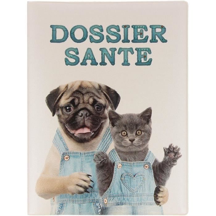Color Pop Dossier Sante Animaux Chien Chat Carnet Passeport Etui Ordonnance Certificat Naissance Chien Chat Jeans Cdiscount Pret A Porter