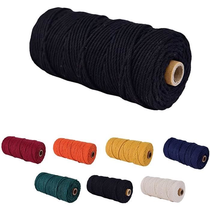 Cordon Torsadé Décoratif 16 Yards (environ 14.6m) - 5mm, 3 Plis, Couleur Rouge Or, Neuf