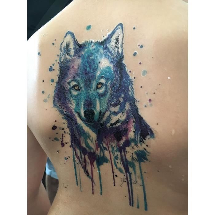 Wolf Tattoo Eau Couleurs Multicolore 3 Sheets Bras Bras Tatouage Faux Tatouage Loup 3 Color Achat Vente Tatoo Bijou De Corps Wolf Tattoo Eau Couleurs 14159 Cdiscount