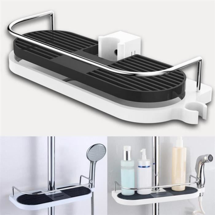 Salle De Bains Etagere Douche Rangement Rack Shampoing Baignoire Plateau Douche Achat Vente Porte Accessoire Salle De Bains Etagere Douche Cdiscount