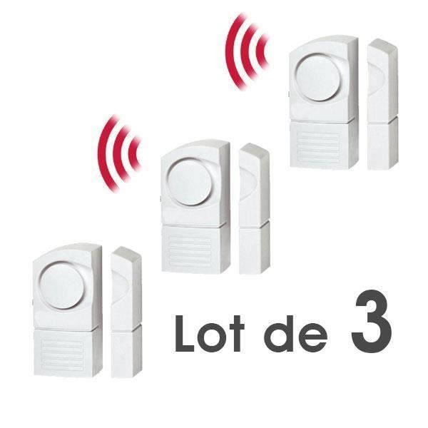 Caméscope GENERIQUE Alarme De Porte Sans Fil Anti-Vol Télécommande