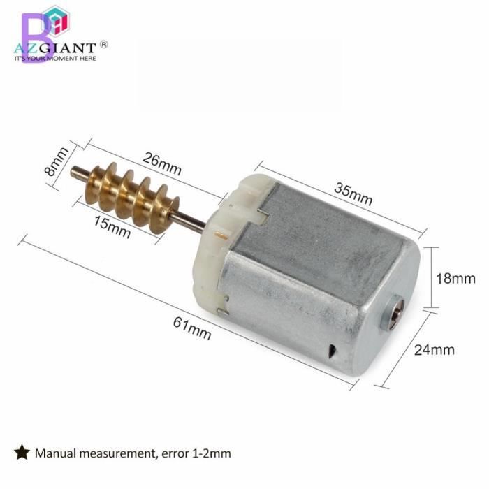 Hombasing Kit Verrouillage Centralisé Voiture 12V - 4 Actionneurs + 2 Télécommandes