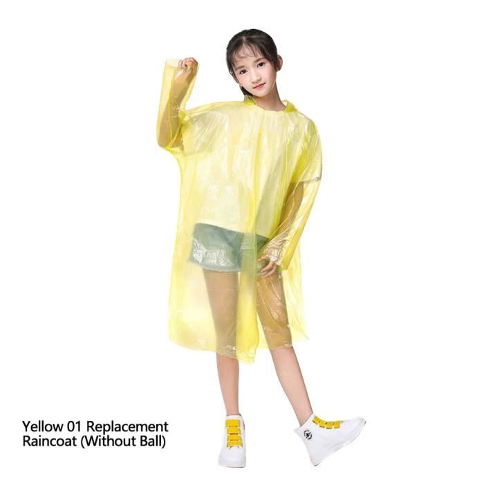 Lot De 3 Pièces Poncho De Pluie Jetable Avec Pantalon - Imperméable Complet Transparent Pour Extérieur