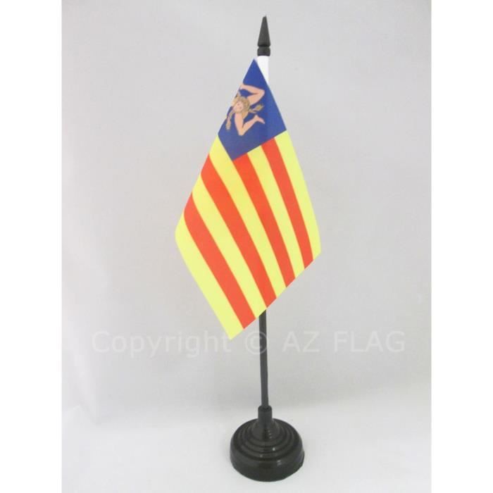 AZ FLAG Drapeau Sicile Indépendantiste 150x90 Cm - Pavillon Sicilien Polyester