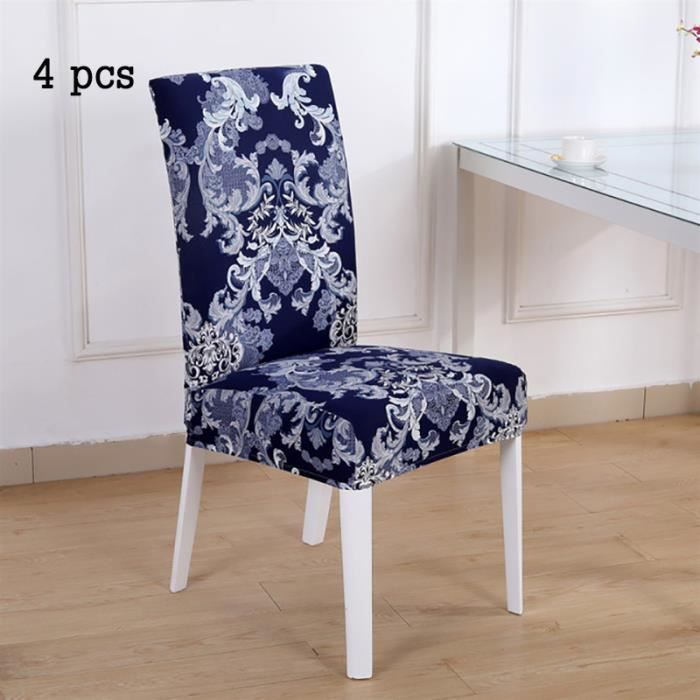 Housse De Chaise Haute Rembourrée Premium 4 Piece Housse Impression