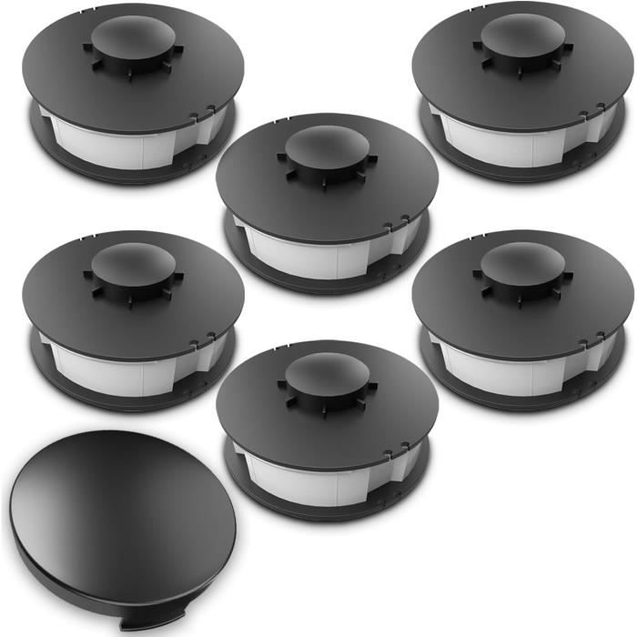 Lot De 6 Bobines Et Fils De Rechange Pour Débroussailleuses Worx (WG150E à WG169E) – Coupe Efficace, Installation Facile