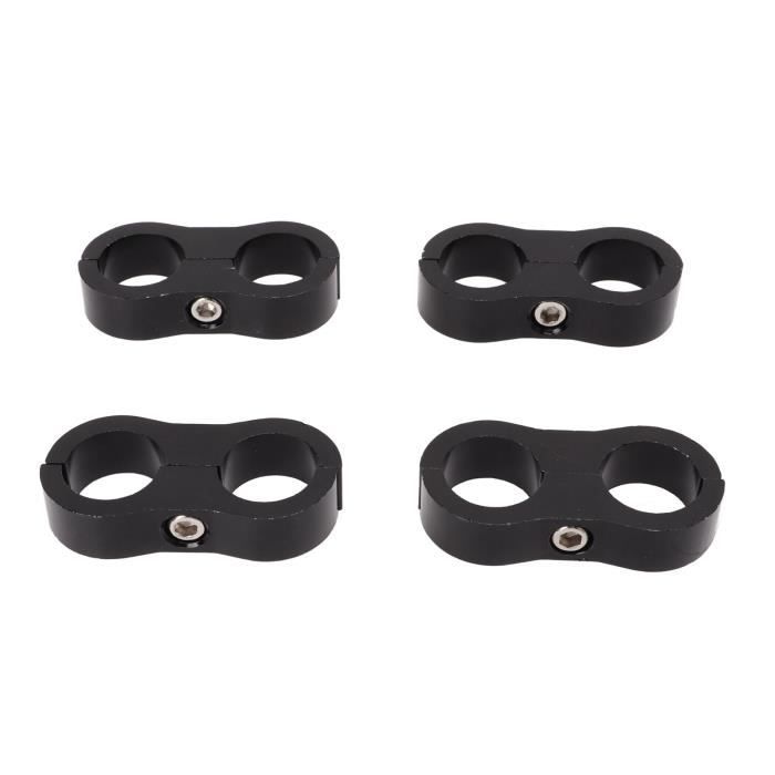 Adaptateur Réducteur AN8 Femelle Vers AN6 Mâle - Aluminium 6061-T6, Anodisé Noir, 35mm, Pour Liquides