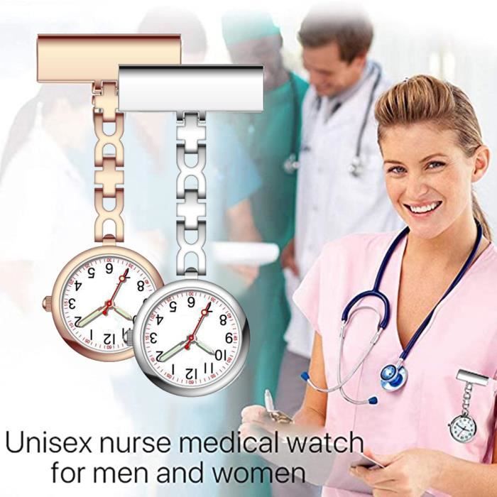 Kit montre infirmière avec 3 bracelets
