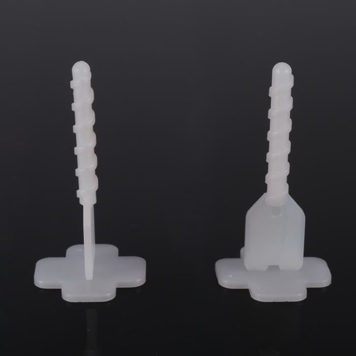 100Pcs Entretoises de Carrelage 4mm en Plastique Dur Croix Niveleur D