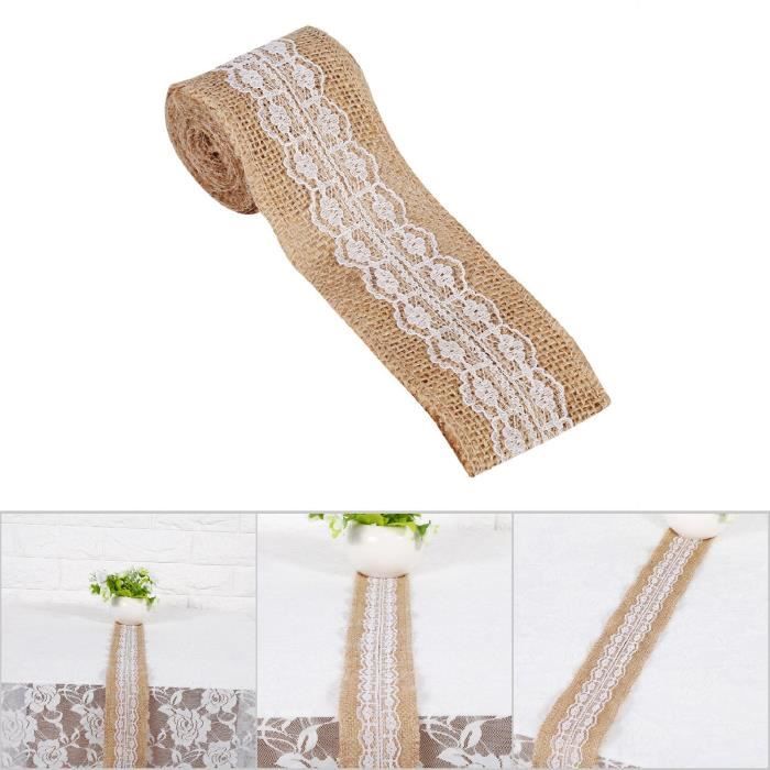 Cinta De Yute Natural 10 Cm X 20 M - Para Manualidades, Decoración Y Jardín | Rollo Vintage