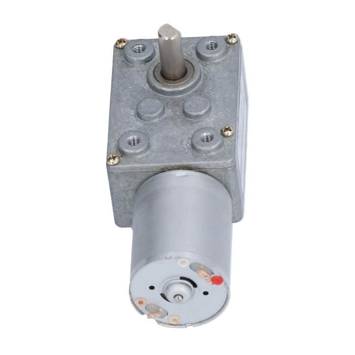 Moteur Réducteur 12V DC 2 RPM, Couple élevé, Vis Sans Fin - Pour Portes, Fenêtres, Treuil