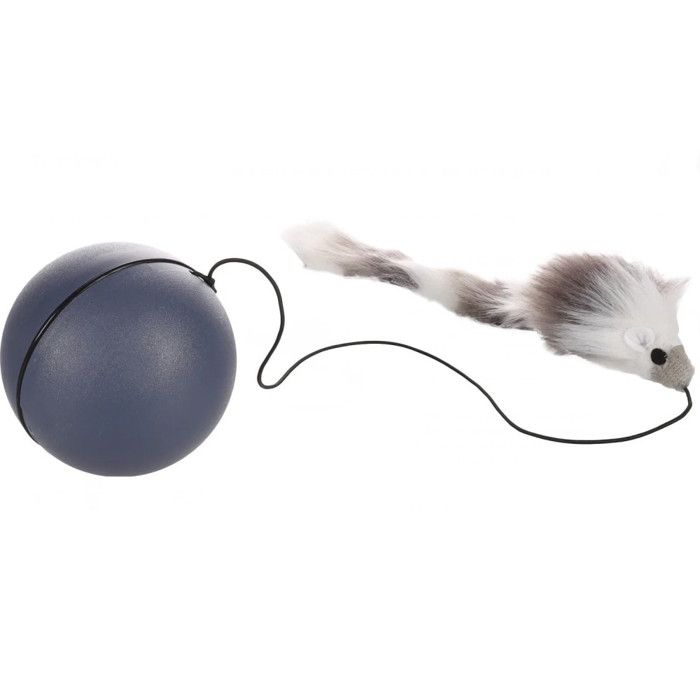 Jouet électronique balle automatique avec souris pour chat - Flamingo