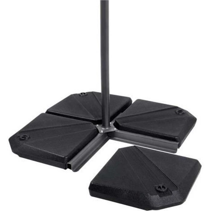 Eda LOT4 PIED DALLE PARASOL EXENTRE TERRASSE JARDIN eda 