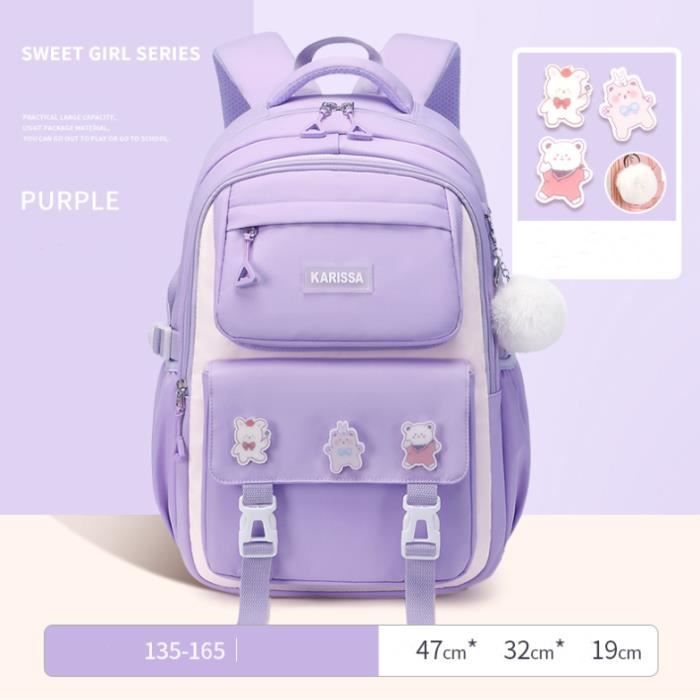 Cartable violet sales