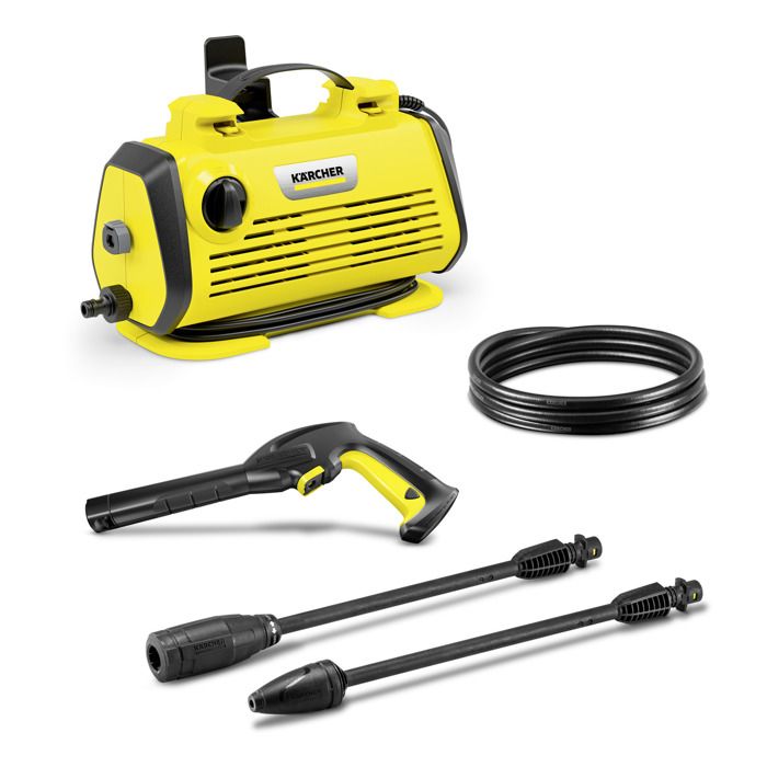 Nettoyeur Haute Pression Kärcher K 3 Horizontal Plus Pression : max. 120 bar Débit : 380 /h Surface : 25 m²h Filtre à Eau Poids : 3 6 kg Flexible et Pistolet Haute Pression Lance Rotabuse - vue 8