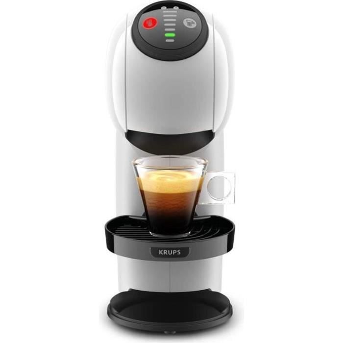 KRUPS Genio S Blanc Machine à Café Cafetière Fonction XL Intuitive Boissons Froides ou Chaudes Mode Eco Témoin Détartrage