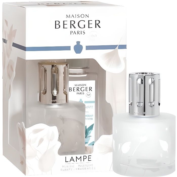 COFFRET LAMPE DIFFUSEUR DE PARFUM PYRAMIDE VERT ANTIQUE - MAISON BERGER