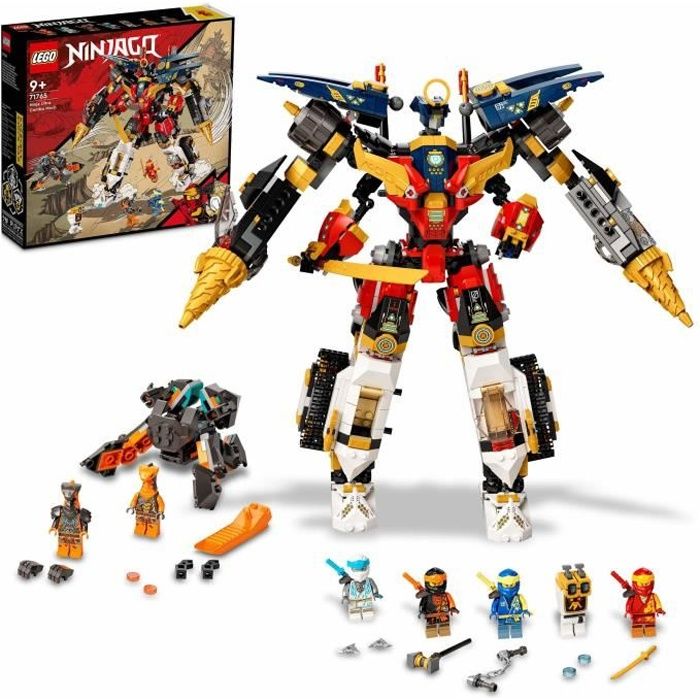 LEGO® 71765 NINJAGO Le Robot Ultra Combo Ninja 4 en 1, Voiture
