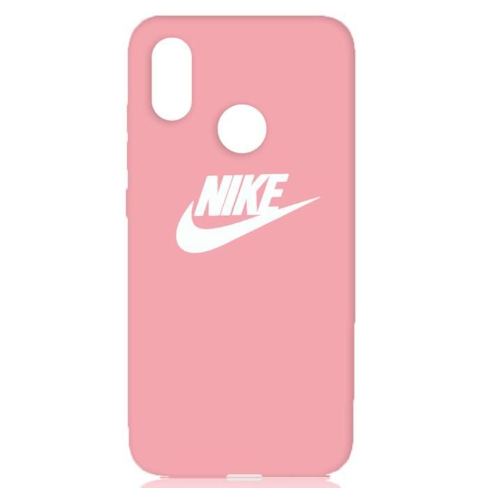 Coque Huawei P Smart 2019 Nike Logo Rose Coque Compatible Huawei P
