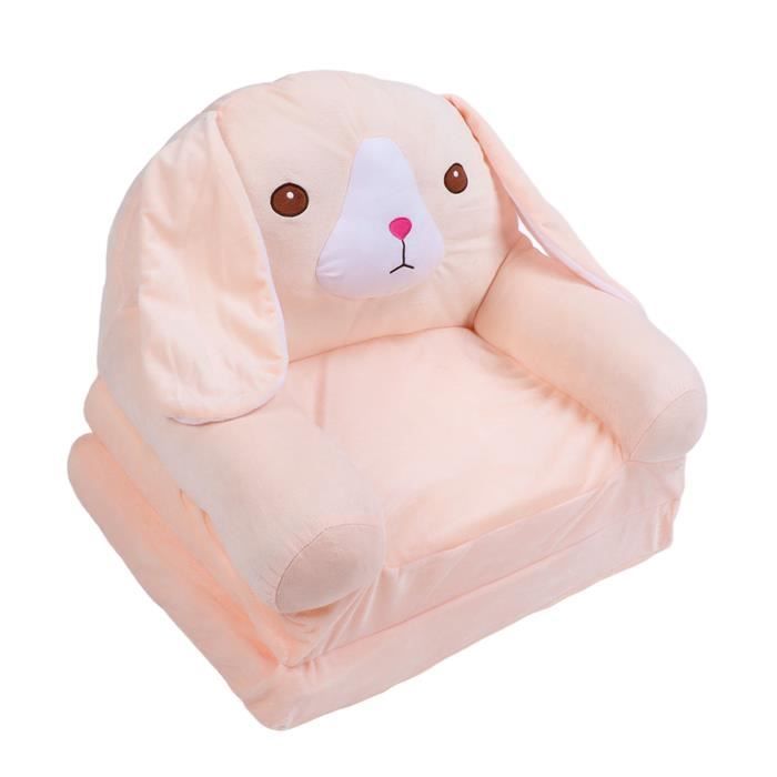 minifinker canapé pliable pour tout-petits canapé pliable pour enfants, en éponge de chien rose, canapé-lit meuble sofa 2 couches