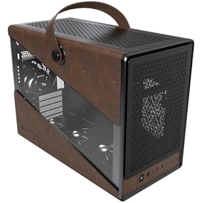 Châssis de Jeu MONTECH Heritage mATX Cuir Élégant Support GPU RTX 40 4 Ventilateurs 120mm - vue 2