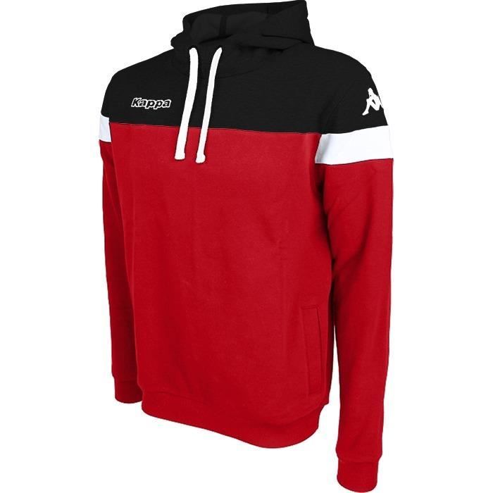 sweat asics junior rouge