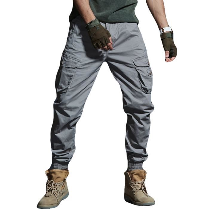 Pantalon Homme de Marque mode Casual Pantalon Tendance Camouflage