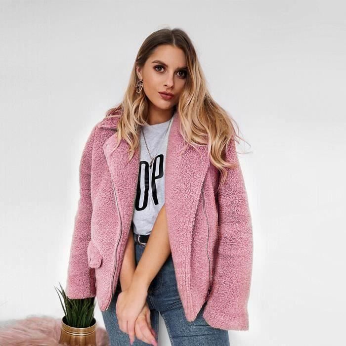 Gilet Fausse Fourrure Femme Altsuceser - Sans Manches Hiver - Ouvert Devant - Tailles Grandes