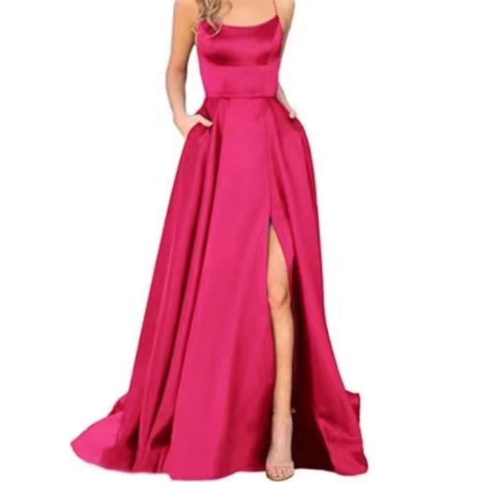 Robes de mariée pour femmes Marques de luxe Couleur unie Robes de ...