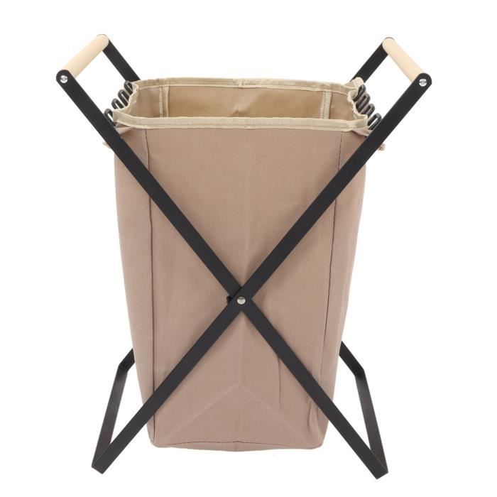 Support pour sac jaune 80 l noir I Poche intérieure lavable I Facile à retirer grâce à la porte à l'arrière I Extra pour les sacs jaunes I Poubelle I
