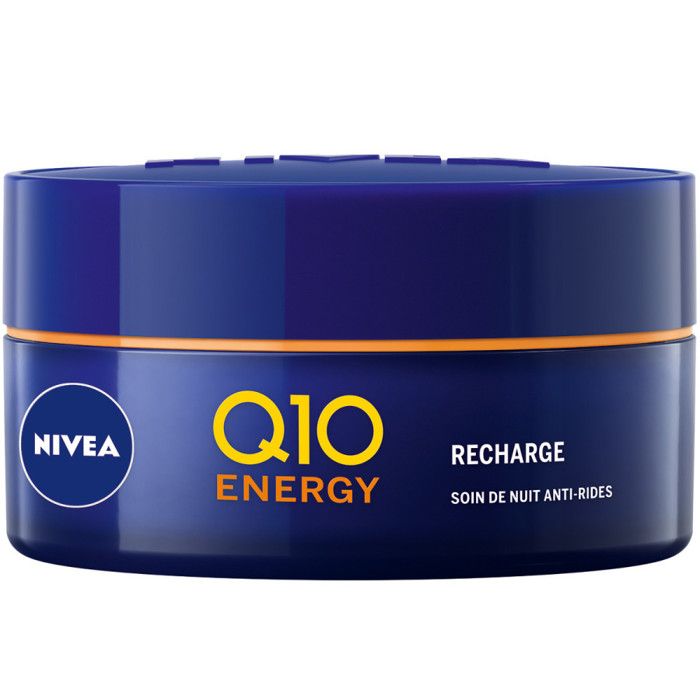 NIVEA Q10 Plus Anti-Falten Nachtcreme - 50 Ml, Mit Kreatin Für Straffere Haut