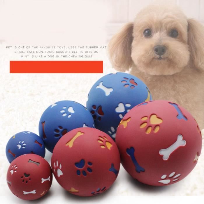 Meilleurs prix pour Omabeta Balle distributrice de friandises pour chien Boule distributrice de animalerie jouet Bleu S 75 cm/30 pouces de diamètre