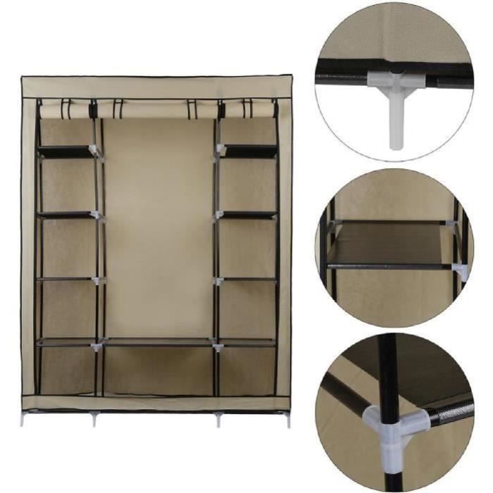 VICCO DOROS Armoire-penderie Mobile Sur Roulettes, Armoire D’entrée