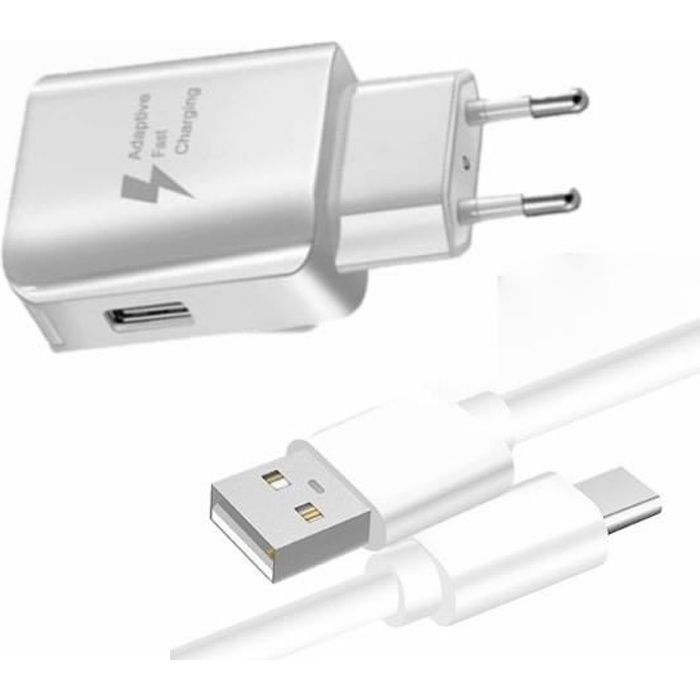 Pack Chargeur + Câble pour Sony Xperia 10 IV Fast Charger Ultra-puissant et rapide NOUVELLE GENERATION 3A avec CABLE USB-Type C