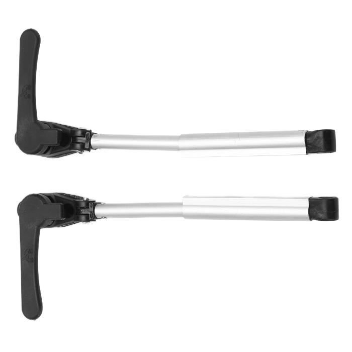 Lot De 2 Mâts Télescopiques Pour Tente – Aluminium – Réglables De 43 à 200 Cm – Avec Sac De Rangement