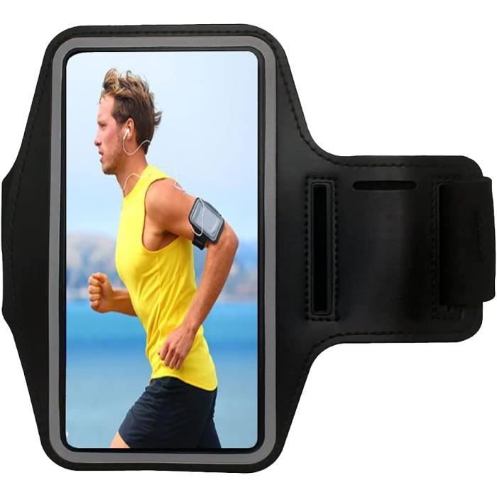 Brassard De Sport Réglable - Poche Téléphone Jusqu'à 6,5", étanche, Anti-transpiration, Idéal Running, Fitness - 6