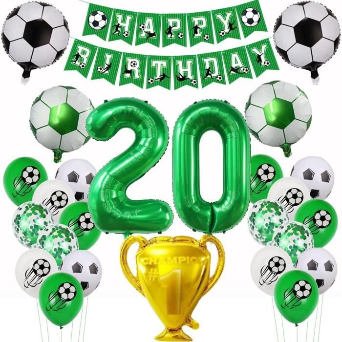 Déco Fête Anniversaire Football - 61 Pièces : Assiettes, Serviettes, Nappe - Thème Foot Pour Garçon Decoration Anniversaire Foot Déco Fête Anniversaire Football - 61 Pièces : Assiettes, Serviettes, Nappe - Thème Foot Pour Garçon Decoration Anniversaire Foot