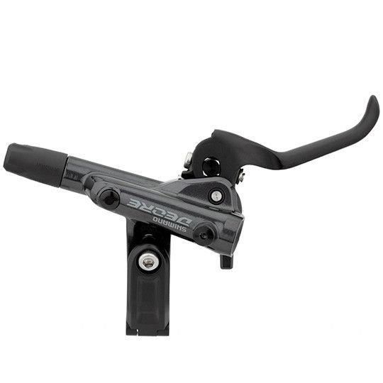 Levier frein velo vtt hydraulique 2 doigts shimano deore m6100 noir droit