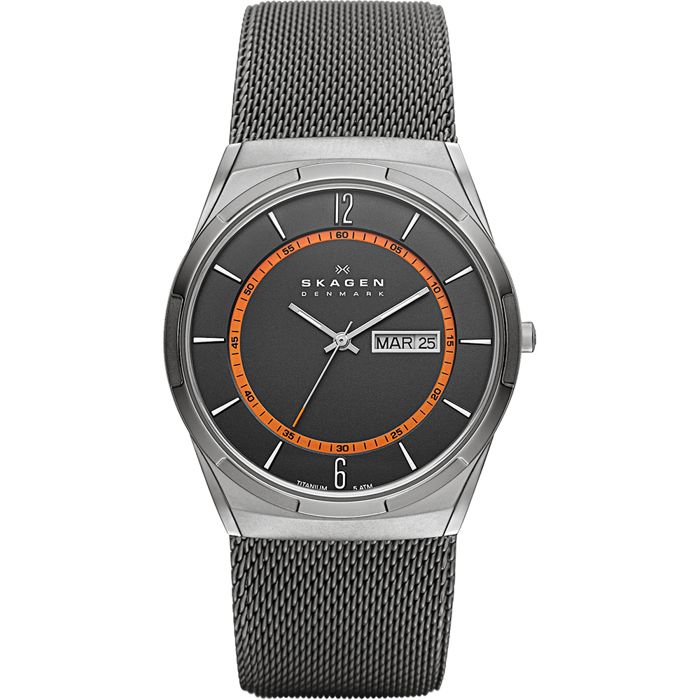 Montre Homme SKAGEN SKW6007 Titanium - Quartz - Analogique - Etanche 5 ATM - Bracelet en Titanium Montre Homme SKAGEN SKW6007 Titanium - Quartz - Analogique - Etanche 5 ATM - Bracelet en Titanium
