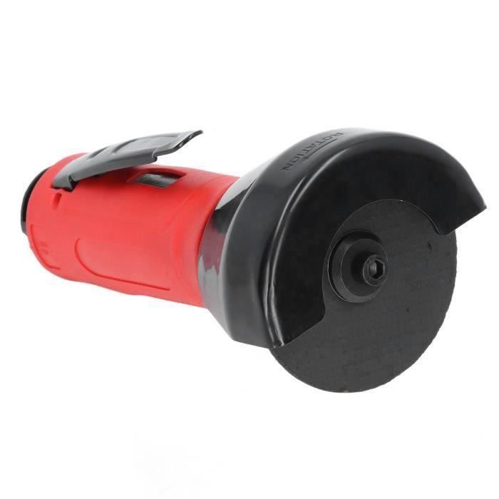 Machine à chanfreiner pneumatique portable – Mini outils de chanfreinage à air ultra léger à 45 degrés, kit de meuleuse à biseau linéaire en métal et bord d'arc avec lame et roulement