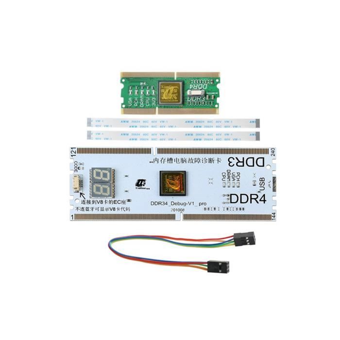 Carte De Diagnostic Mini PCI-E LPC Pour Ordinateur Portable - Affiche Les Codes POST Sur écran 2 Bits