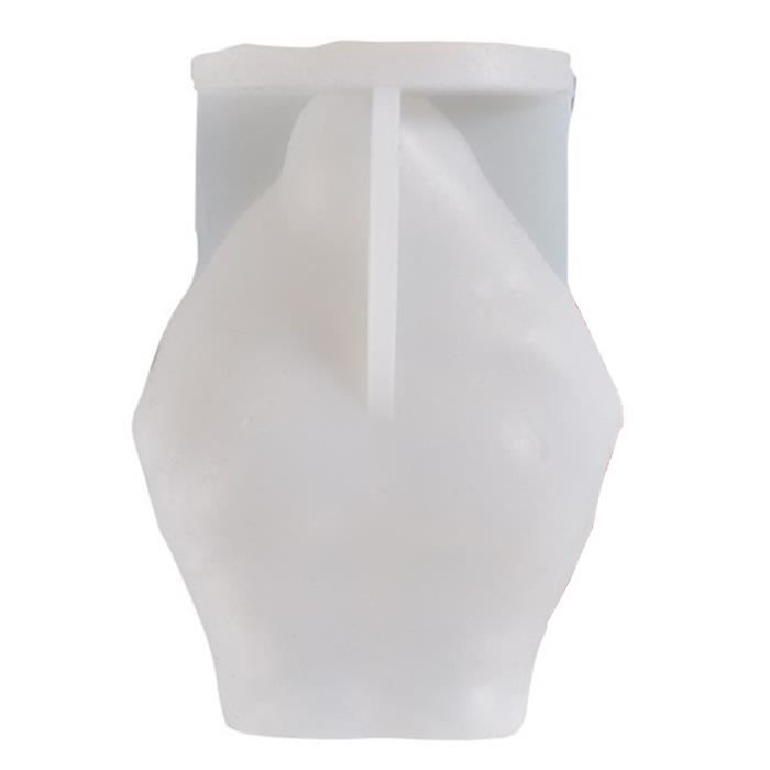 MISSFOX Moule En Silicone Pour Bougie De Corps Humain + 100 Mèches De