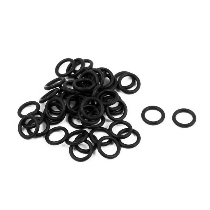 sourcing map 50 stuks O-ringen nitrilrubber 3,8 mm x 10 mm x 3,1 mm afdichtringen 3.8mmx10mmx3.1mm